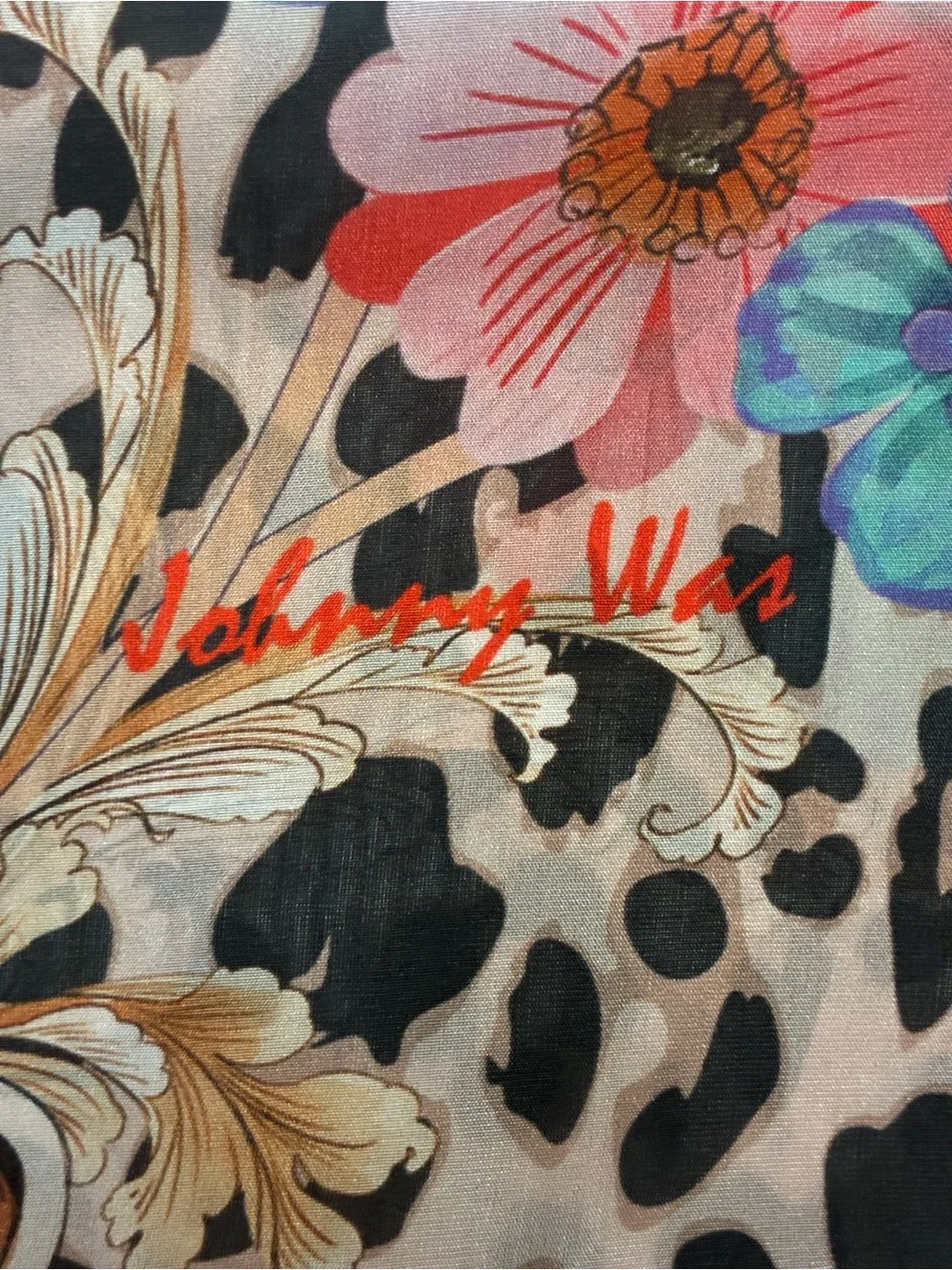 Brand New Johnny Was Silk Scarf